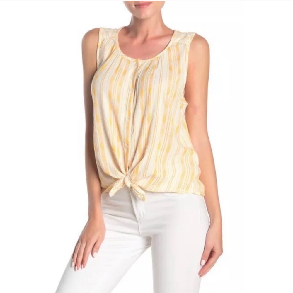 Lucky brand tie up top